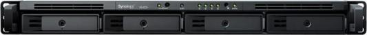 Сетевое хранилище Synology RackStation RS422+ (1U, 4x3.5/2.5" HDD, 2-core 2.6 GHz,	2 GB DDR4 ECC, 2xGbE LAN)