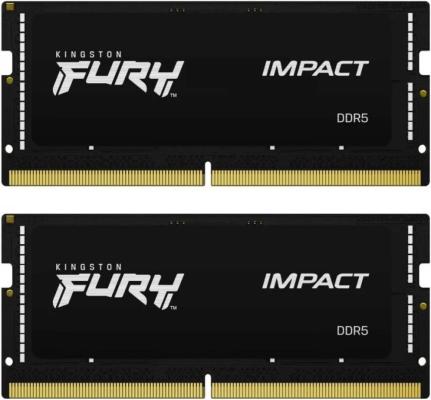 Оперативная память для ноутбука Kingston Fury Impact SO-DIMM 64Gb DDR5 4800 MHz KF548S38IBK2-64