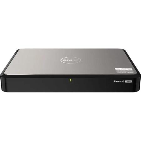 SMB QNAP HS-264-8G Silent NAS 2 HDD trays, 4-core Intel Celeron N5105 2.0 GHz up to 2.9 GHz, 8 GB RAM,, 2x2.5 Gigabit Ethernet , 2 xUSB 3.2 Gen 2 (10Gbps), 2xHDMI.