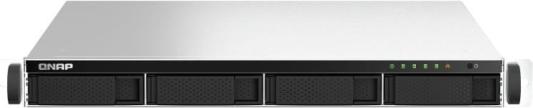 SMB QNAP TS-464U-RP-8G NAS 4 HDD trays, rackmount 1U, 2 PSU. 4-core Intel Celeron N5105/N5095 2.0-2.9 GHz, 8 GB RAM MAX, 2x2.5 Gigabit Ethernet, 4xUSB, 1xHDMI . PCIe Gen 3 x2 , W/o rail kit RAIL-B02