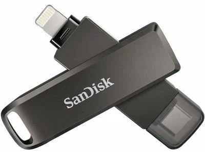 Флеш накопитель 128GB SanDisk iXpand Luxe Type-C/Lightning