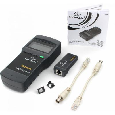 Цифровой тестер LAN Cablexpert NCT-3, для RG-45, RG-58, RJ-12,11  (065689)