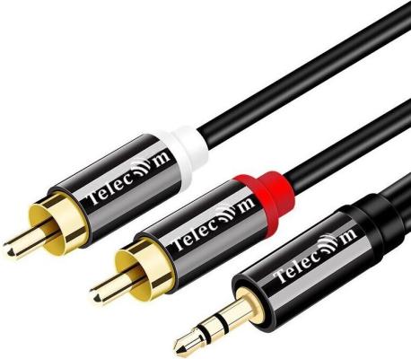 Кабель соединит 3.5 Jack (M) - 2xRCA (M), 3м Telecom PRO <TAV7183M-3M>