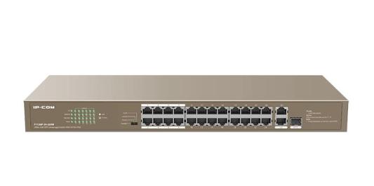 Коммутатор IP-Com F1126P-24-250W (L2) 24x100Мбит/с 2x1Гбит/с 1xКомбо(1000BASE-T/SFP) 1SFP 24PoE 230W неуправляемый