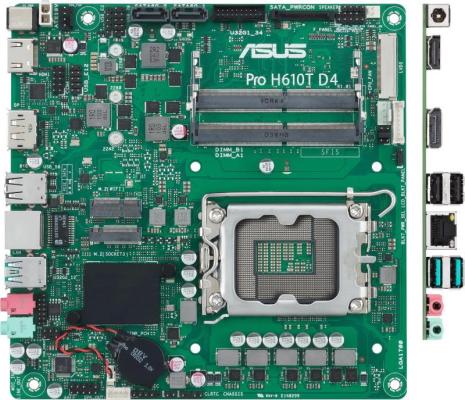 Материнская плата ASUS PRO H610T D4-CSM