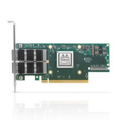 MCX653106A-ECAT  ConnectX-6 VPI adapter card, 100Gb/s (HDR100, EDR IB and 100GbE), dual-port QSFP56, PCIe3.0/4.0 x16, tall bracket (480658) {20}