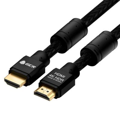 Кабель HDMI 10м Green Connection GCR-53191 круглый черный
