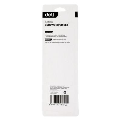 Набор отверток Deli DL620002 2шт SL6x125 + PH2x125
