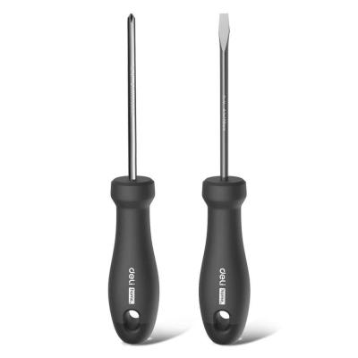 Набор отверток  Home Series  Deli HT1002 2шт SL5x100+PH1x100 Эксклюзивный дизайн. Рукоятка из высококачественного софттач пластика