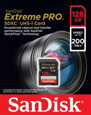 Карта памяти SD XC 128 ГбGb SanDisk SDSDXXD-128G-GN4IN
