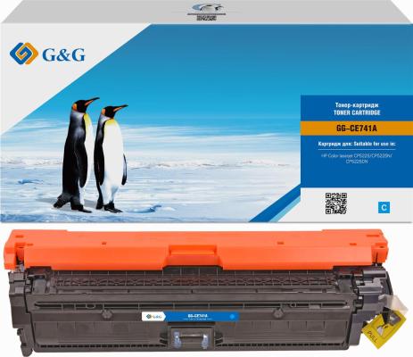 Картридж G&G GG-CE741A 7300стр Голубой