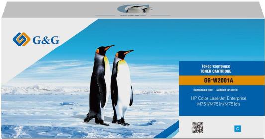 Картридж G&G GG-W2001A 6000стр Голубой