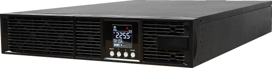 UPS Сайбер Электро ЭКСПЕРТ ПЛЮС-1000Р Онлайн, Стойка/Напольный 1000ВА/900Вт. USB/RS-232/SNMP Slot/EPO (8 IEC С13) (АКБ 24В=2х12В, ток заряда 8А) 2U