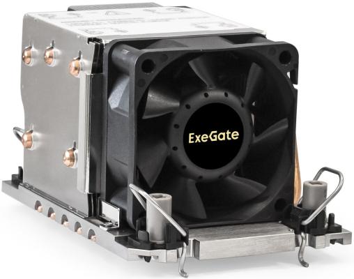 Кулер ExeGate ESNK-P0078AP4.PWM.2U.4189.Cu (Al+Cu, 2U, 5 тепл. трубок, LGA 4189, TDP 300W, Fan 80mm, PWM, 2100-8000RPM, 2 ball bearing, 4pin, 54,3db, 400г, на защелках, с термопастой, Retail box)