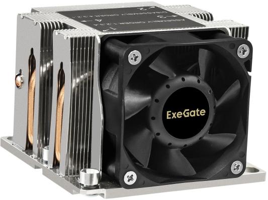 Кулер ExeGate ESNK-P0068AP4.PWM.2U.3647.Cu (Al+Cu, 2U, 4 тепл. трубки, LGA3647, TDP 205W, PWM, 2100-6800RPM, 2 ball bearing, 4pin, 52db, 430г, на винтах, с термопастой, Retail box)