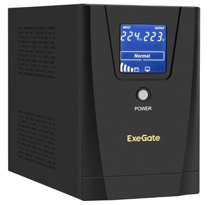 ИБП ExeGate SpecialPro Smart LLB-1600.LCD.AVR.2SH.3C13.USB EX292804RUS