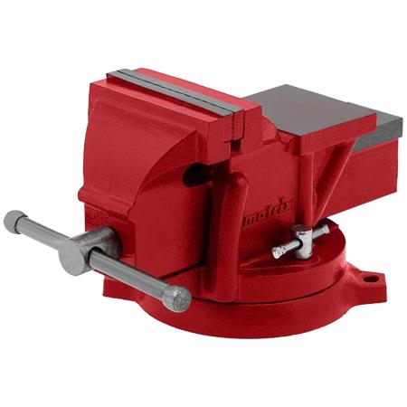 Тиски слесарные, 100 мм, поворотные, с наковальней// Matrix