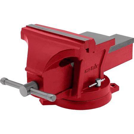 Тиски слесарные, 200 мм, поворотные, с наковальней// Matrix