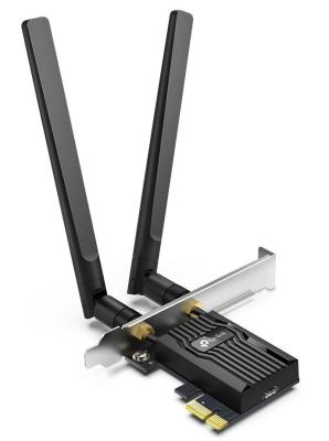 Сетевой адаптер Wi-Fi + Bluetooth TP-Link Archer TX55E AX3000 PCI Express (ант.внеш.съем) 2ант.