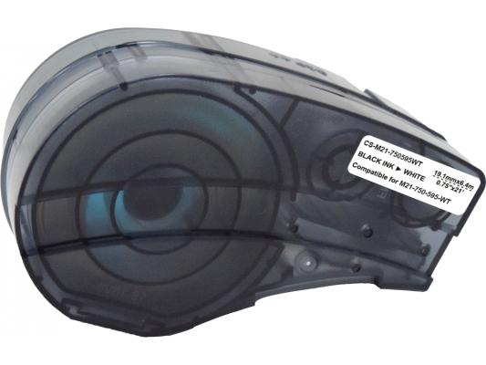 Картридж ленточный Cactus CS-M21-750595WT черный для Brady BMP21-PLUS/BMP21-LAB