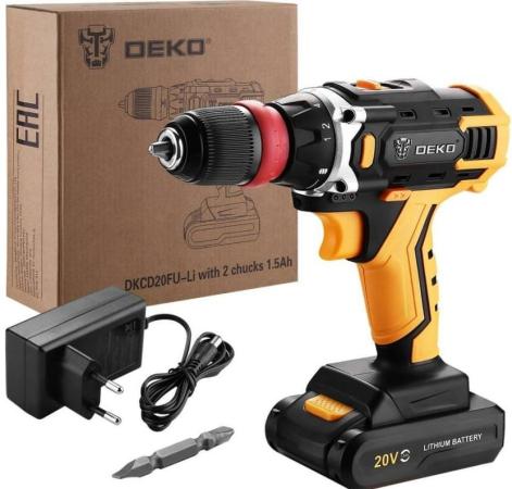 Дрель-шуруповёрт DEKO DKCD20FU-Li