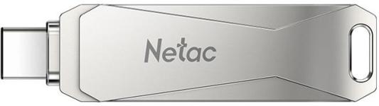Флешка 512Gb Netac U782C USB 3.0 USB Type-C серебристый NT03U782C-512G-30PN