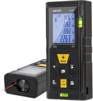 Лазерный дальномер Deli DL4170 (Диапазон измерения 0,05~80м, точность измерения: ±3мм)
