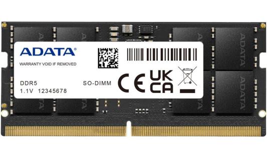 Оперативная память для ноутбука ADATA AD5S48008G-S SO-DIMM 8Gb DDR5 4800 MHz AD5S48008G-S