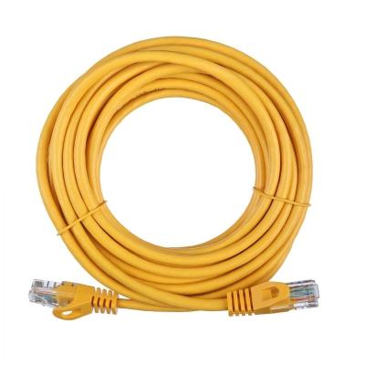 Патч-корд ACD-LPU5E-50Y [ACD-LPU5E-50Y] Cat5e UTP 24AWG 4Pair, 7/0.18мм CCA Желтый, 5.0м, (741623)