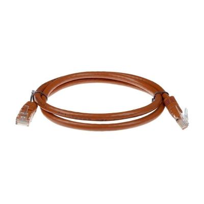 Патч-корд ACD-LPU6Z-10N [ACD-LPU6Z-10N] Cat6 UTP 26AWG 4Pair, CU, LSZH, Коричневый, 1м