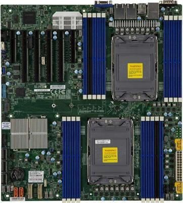 Материнская плата MBD-X12DPI-NT6-B 3rd Gen Intel® Xeon® Scalable processors Dual Socket LGA-4189 (Socket P+) supported, CPU TDP supports Up to 270W TDP, 3 UPI up to 11.2 GT/s,Intel® C621A,Up to 4TB RDIMM,DDR4-3200MHz Up to 4TB 3DS ECC LRDIMM,DDR4-3200MHz