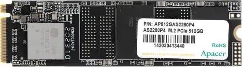 SSD накопитель Apacer AS2280P4X 512 Gb PCI-E 4.0 х4