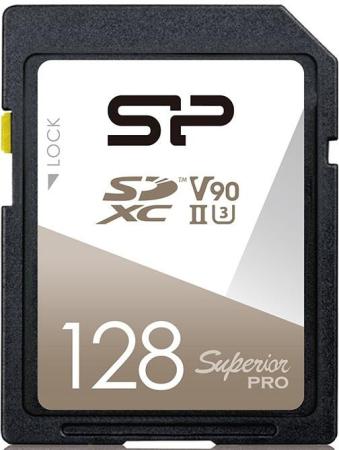 Флеш карта SD 128GB Silicon Power Superior Pro SDXC Class 10 UHS-II U3 V90 290/160 Mb/s SP128GBSDXJA2V10