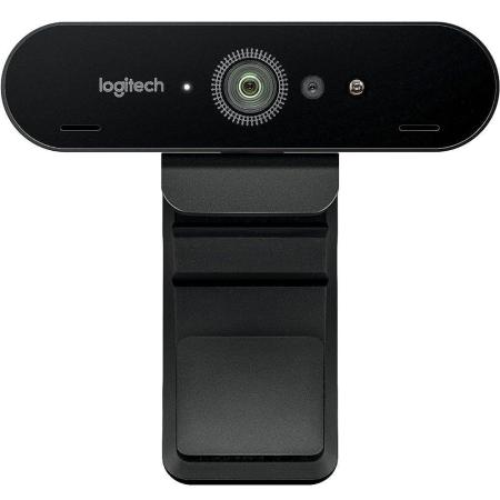 Камера Web Logitech Brio Ultra HD черный 13Mpix (4096x2160) USB3.0 с микрофоном (960-001105/960-001107)