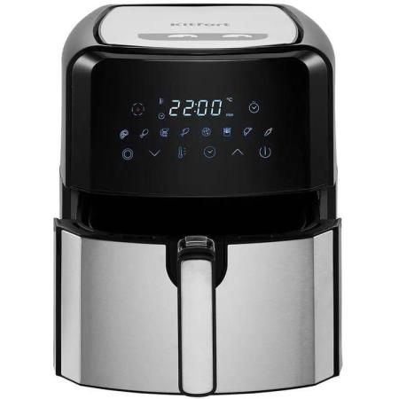 Аэрогриль Kitfort КТ-2239 1700Вт черный/серебристый