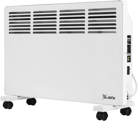 Конвектор электрический КМ-1500.2, 230 В, 1500 Вт, X-образный нагреватель, колеса, термостат // MTX