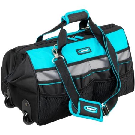 Сумка для инструмента, 500х280х290мм, выдвижная рукоятка, колеса, наплечный ремень// Gross