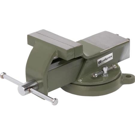 Тиски слесарные, 100 мм, стальные, поворотные// Сибртех