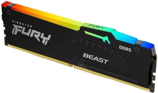Оперативная память для компьютера Kingston Fury Beast RGB DIMM 32Gb DDR5 5600 MHz KF556C36BBEA-32
