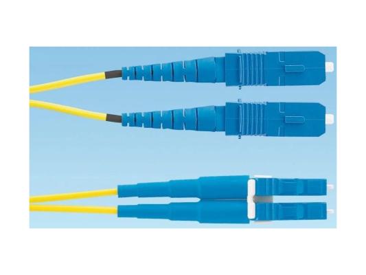 Патч-корд Panduit F92ELLNSNSNM007 2xOS1/2 LC дуплекс-SC дуплекс 7м LSZH желтый