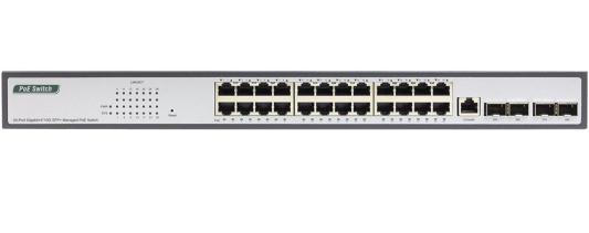 ORIGO OS3228P/250W/A1A Управляемый L2 PoE-коммутатор, 24x1000Base-T, 4x10GBase-X SFP+