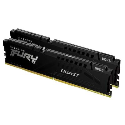 Оперативная память для компьютера Kingston Fury Beast DIMM 32Gb DDR5 5600 MHz KF556C36BBEK2-32