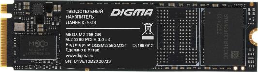 SSD накопитель Digma Mega M2 256 Gb PCI-E 3.0 x4
