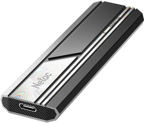 Внешний SSD диск 1.8" 500 Gb USB Type-C Netac ZX10 черный