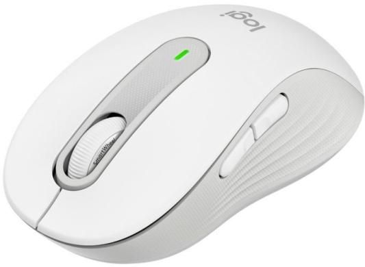 Мышь беспроводная Logitech Signature M650 белый Bluetooth 910-006392