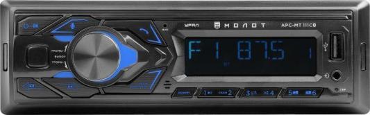 Автомагнитола Ural Молот АРС-МТ 111С 1DIN 4x25Вт