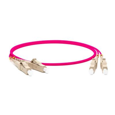 Hyperline FC-D2-504-LC/PR-LC/PR-H-20M-LSZH-MG Патч-корд волоконно-оптический (шнур) MM 50/125(OM4), LC-LC, duplex, 10G/40G, LSZH, 20 м