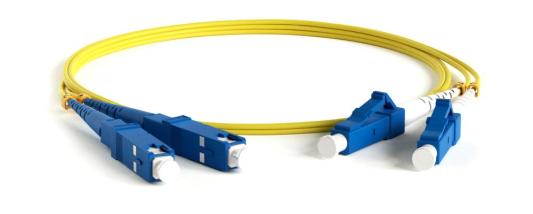 Hyperline FC-D2-9-LC/UR-SC/UR-H-1M-LSZH-YL Патч-корд волоконно-оптический (шнур) SM 9/125 (OS2), LC/UPC-SC/UPC, 2.0 мм, duplex, LSZH, 1 м