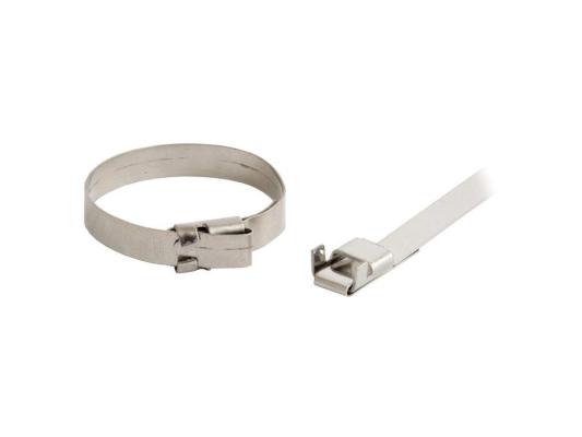 Hyperline FVC-370 Стяжка стальная, коррозионно-стойкая (нержавеющая сталь 410L), 370x6x0.5мм, (100 шт)