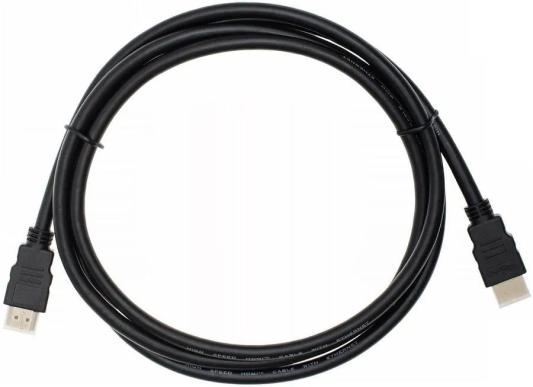 Кабель HDMI 2м Cactus CS-HDMI.1.4-2 круглый черный